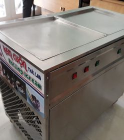 Máy Làm Kem Cuộn Thái Lan 2 chảo 42cm