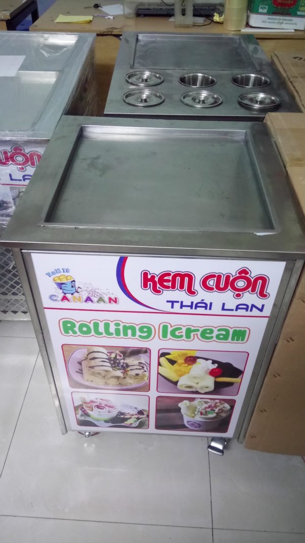 Máy làm Kem Cuộn Chảo 42cm - Ảnh 4