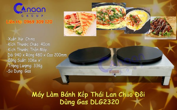 Máy Làm Bánh Kếp 2 Chảo - Ảnh 4