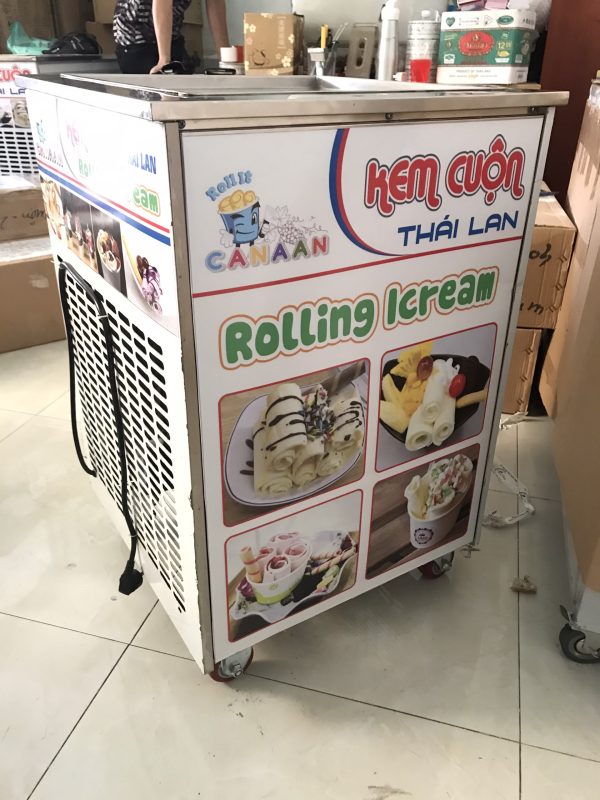 Máy Làm Kem Cuộn Thái Lan MC 42cm thanh lý 95% - Ảnh 4