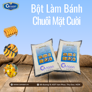Bột Làm Bánh Chuối Mặt Cười Canaan