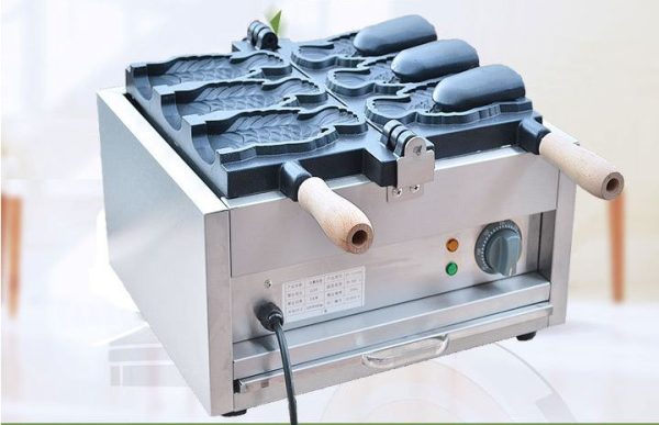 Máy Làm Bánh Cá Cười 3 Khuôn Dùng Gas - Ảnh 3