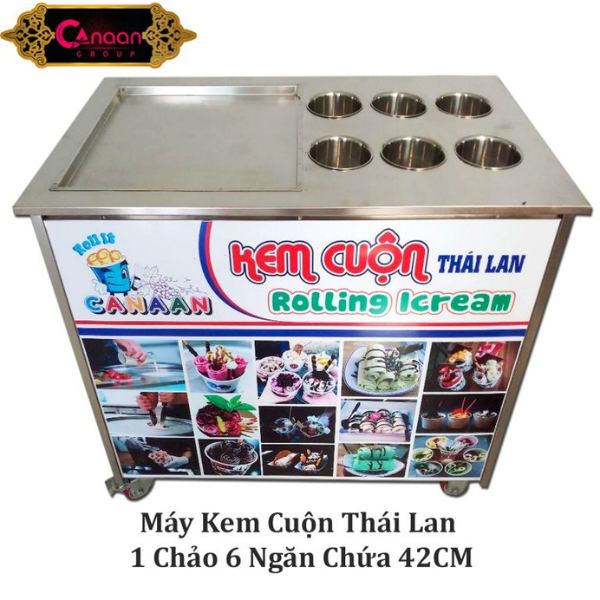 máy làm kem cuộn