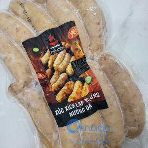 lạp xưởng nướng đá