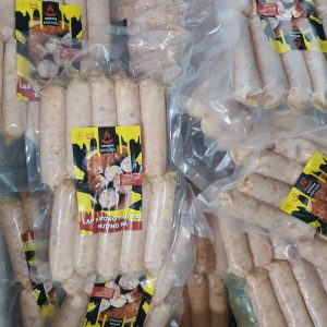lạp xưởng phô mai kéo sợi