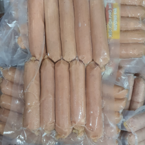 xúc xích phô mai kéo sợi