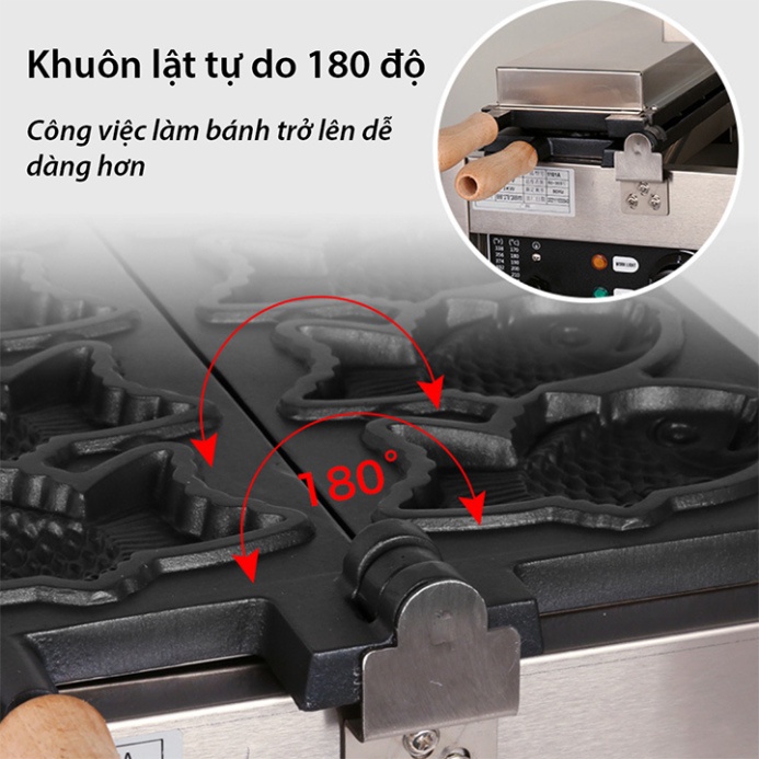 máy làm bánh Takoyaki khổng lồ