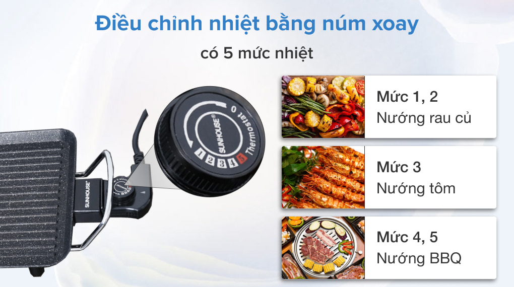bếp chiên bánh gạo
