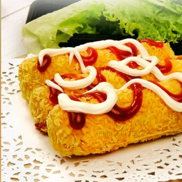 Phô mai gà kéo sợi