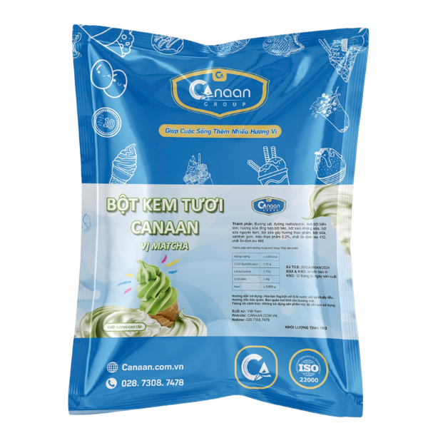 bột kem vị matcha
