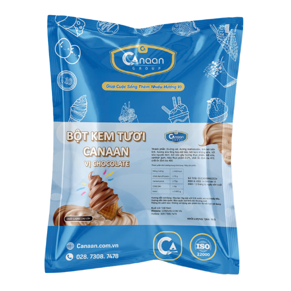 bột kem vị socola