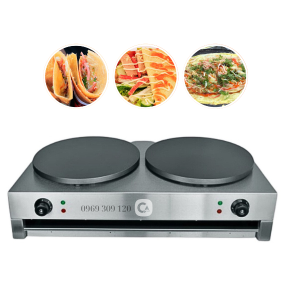 Máy làm bánh crepe đôi dùng điện DG2-40