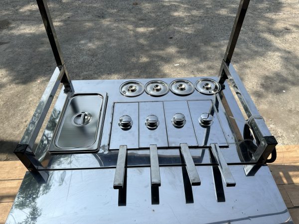 Máy làm cơm cháy kẹp 4 khuôn