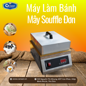 máy làm bánh mây souffle đơn