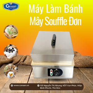 máy làm bánh mây souffle đơn
