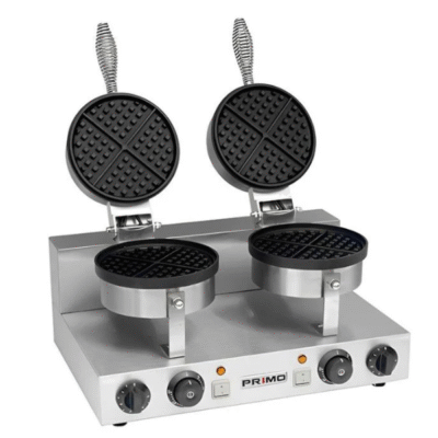 Máy làm bánh waffle 4 ngăn đôi dùng điện