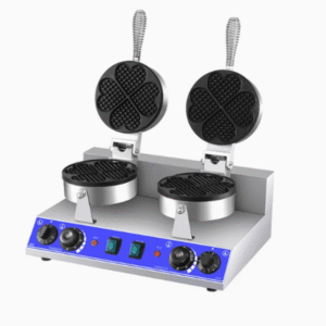Máy làm bánh waffle hình trái tim đôi dùng điện