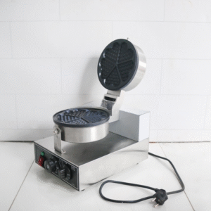 Máy làm bánh waffle hình trái tim đơn dùng điện