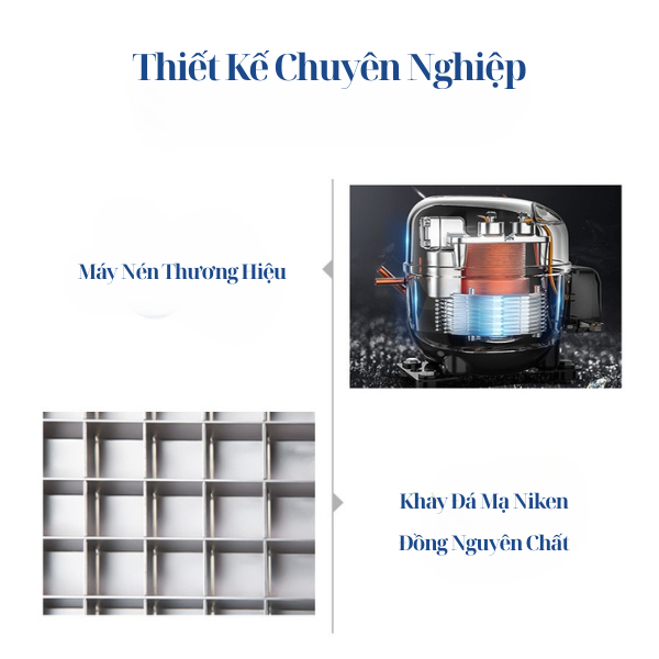 Vệ sinh máy làm đá viên tách rời CAD-K600