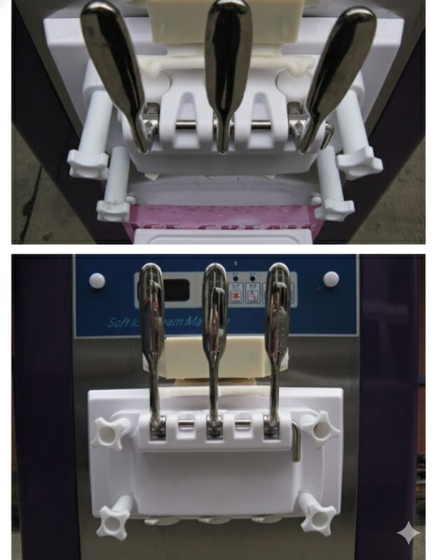 Bảng điều khiển điện tử của máy làm kem BQ 620