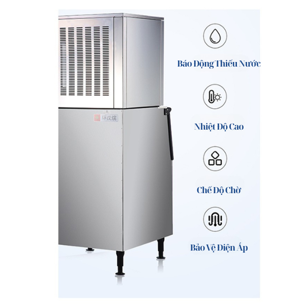 Thùng chứa đá 1000kg của máy làm đá viên tách rời CAD-K4000