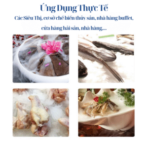 Thùng chứa đá 1 tấn của máy làm đá viên Canaan CAD-K1600