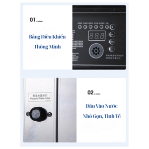 Vệ sinh máy làm đá viên tách rời CAD-K1600