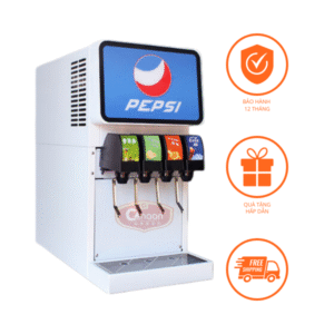 Máy Làm Coca Tươi 4 Vòi Mẫu B – 218B4S - 120Ly/h