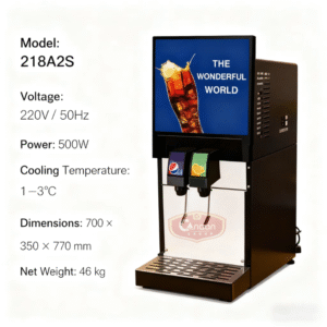 Alternative view of Máy Làm Coca Tươi 2 Vòi Mẫu A – 218A2S - 90ly/h